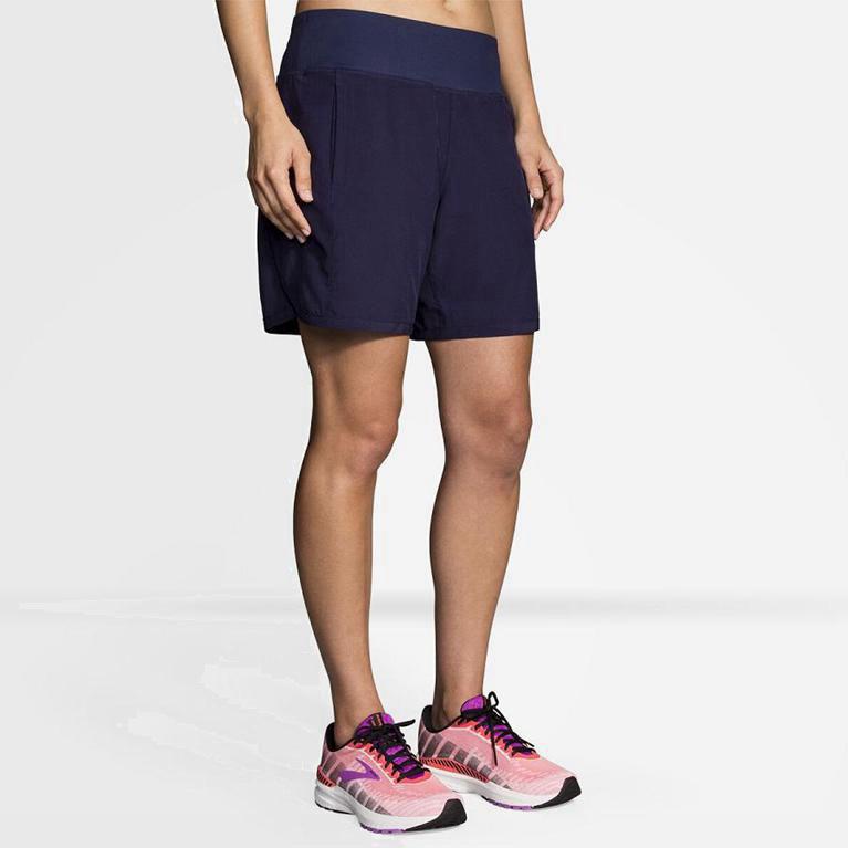 Brooks Chaser 7 Womens Running Shorts - Blue - Philippines (071462NSZ)